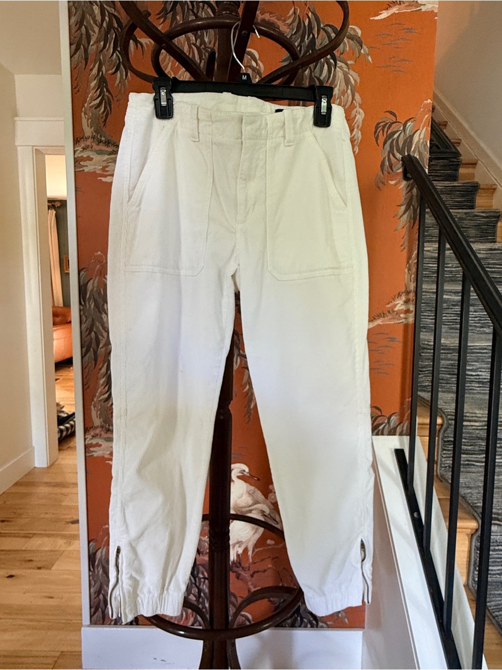 Banana Republic Off-White Corduroy Joggers